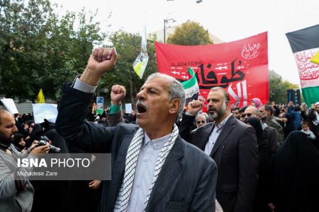 مردم مشهد بار دیگر با همنوعان فلسطینی خود همدردی کردند