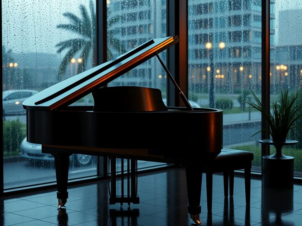 خلاصه کامل کتاب هنگامی که باران پیانو می نوازد | روزبه معین