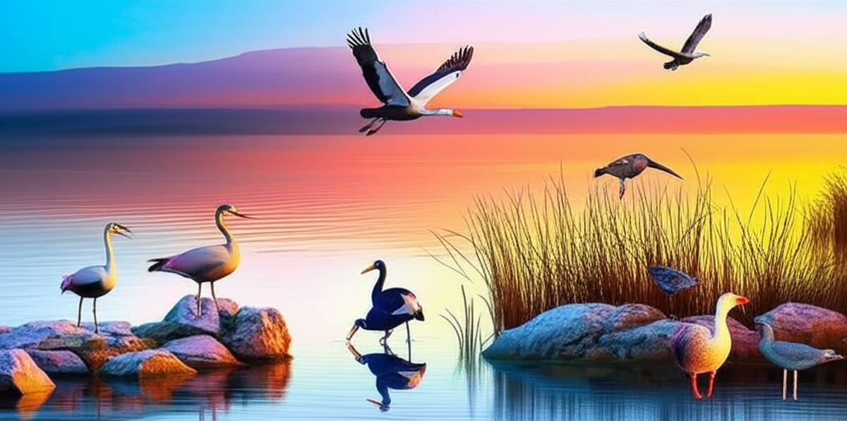 گردشگری پرنده نگری در دریاچه شورابیل | راهنمای کامل