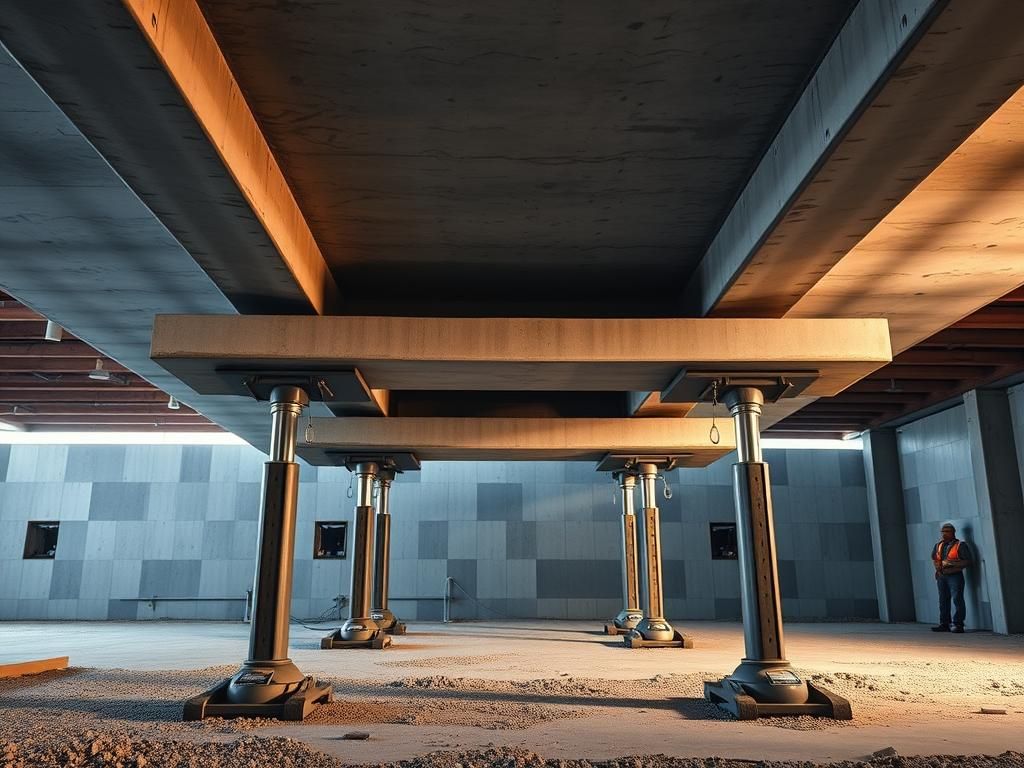 باربری | اتصالات محاسبه تعداد جک سقفی مورد نیاز برای هر متر مربع؛ راهنمای ایمنی و پایداری سقف