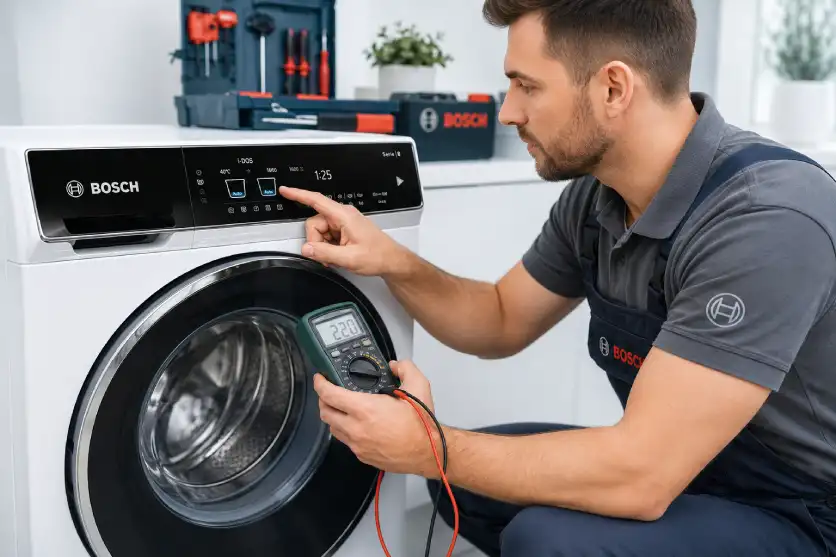 ماشین لباسشویی بوش من خراب شده؛ تعمیر کنم یا یک دستگاه جدید بخرم؟ (بررسی هزینه‌ها)
